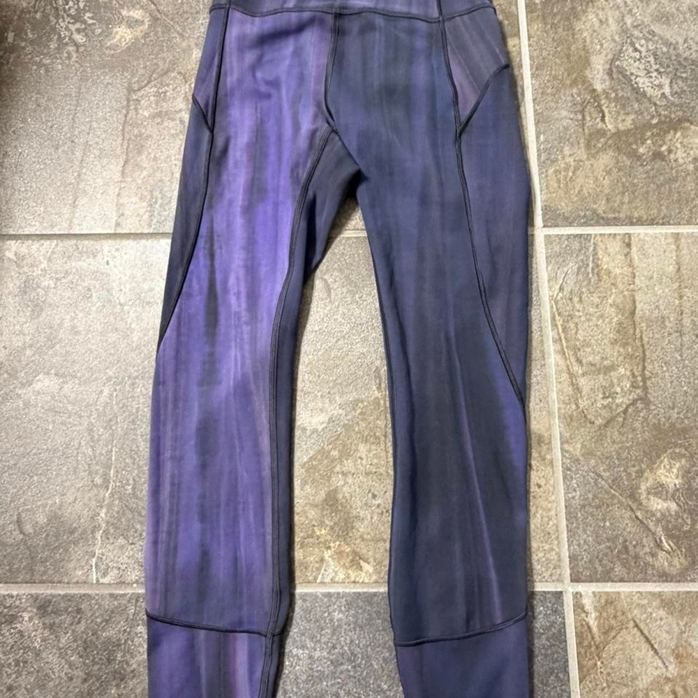Lululemon In Movement Tight 25 Everlux Spray Dye Lunar Purple Intergalactic 4